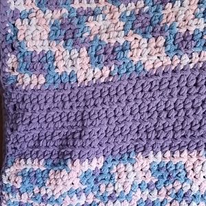 Crochet weighted blanket